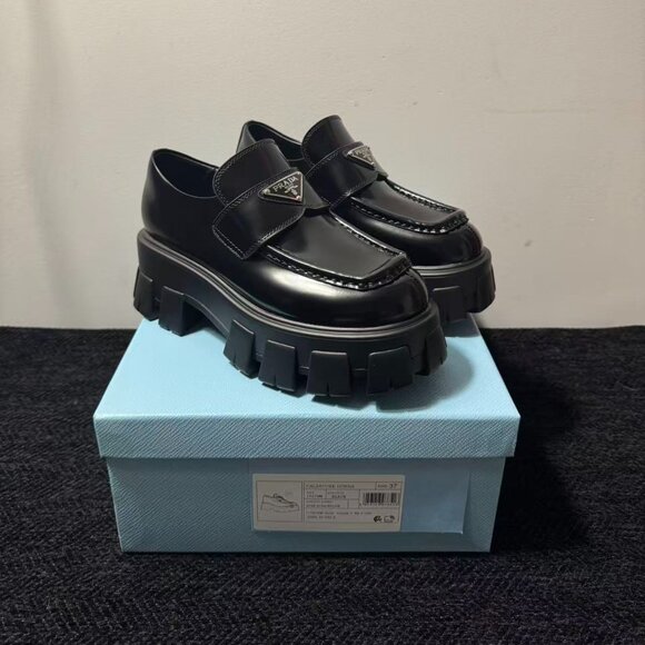 Prada Women's Black Loafers - Picture 1 of 5